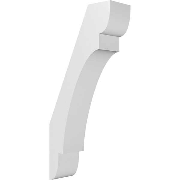 Ekena Millwork 4-in. W x 10-in. D x 22-in. H Olympic Architectural Grade PVC Knee Brace BRCP04X10X22OLY - main